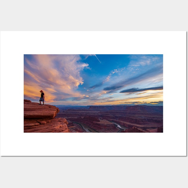 Sunset at Dead Horse Point Wall Art by Ckauzmann